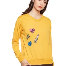 Belle Fille Yellow Patchwork Sweatshirt-picture-19
