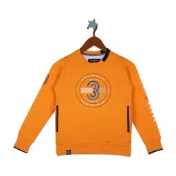 Monte Carlo Kids Orange Printed Sweatshirt-picture-35