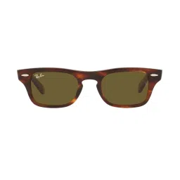 ray-ban kids Ray-Ban 0RJ9083S Brown Rectangular Sunglasses - 45 mm - Kids image 1