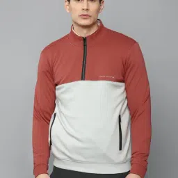 Louis Philippe Multicolor Mock Collar Sweatshirt-image-16