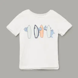 Juniors by Lifestyle White Printed Regular Fit T-Shirt-picture-27