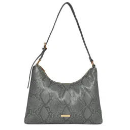 Caprese Rosalia Blush Grey Animal Effect Hobo Bag image 1