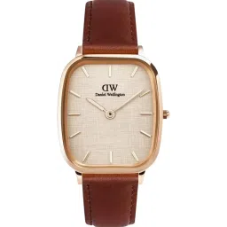 DANIEL WELLINGTON Vintage Beige Cushion Dial Analogue Men Watch - DW00100816K image 1