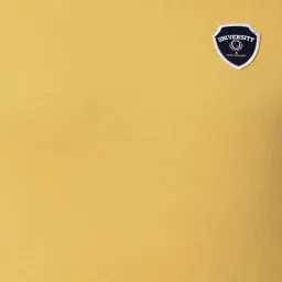 Peter England Yellow Cotton Slim Fit Sweatshirt image 4