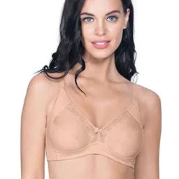 Amante Beige Non Wired Non Padded Full Coverage Bra image 1