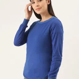 Belle Fille Blue Full Sleeves Sweatshirt image 3