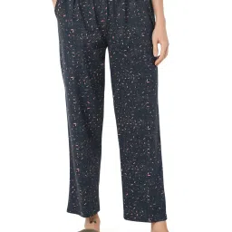 Smarty Pants Navy Blue Cotton Abstract Pyjamas image 1