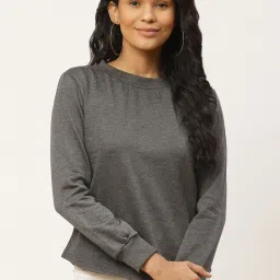 Belle Fille Grey Full Sleeves Sweatshirt image 1