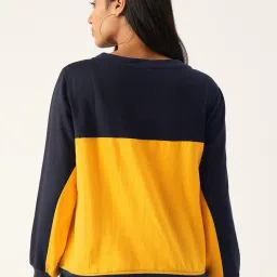 Belle Fille Navy Full Sleeves Sweatshirt image 2
