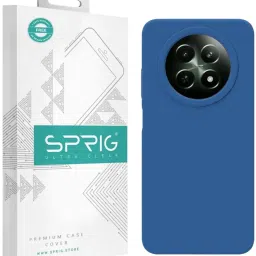 Sprig Back Cover for Realme Narzo 70X 5G (Blue) image 1