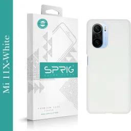 Sprig Liquid Silicone Back Cover for Mi 11X (White) image 1