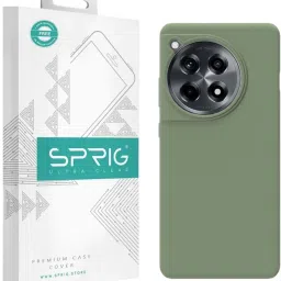 Sprig Back Cover for Oneplus 12R::12R::12R 5G::oneplus 12R (Green) image 1