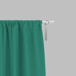 Parda Online Sea Green Set of 4 Black Out Window Curtain image 5