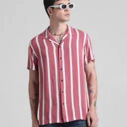 Jack & Jones Mesa Rose Regular Fit Striped Shirt-image-5