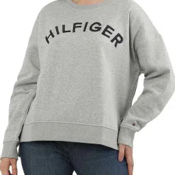 Tommy Hilfiger Grey Logo Regular Fit Sweatshirt image 1