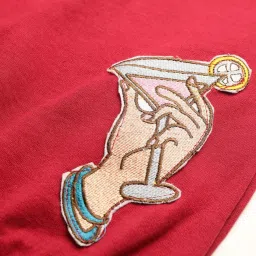 Belle Fille Maroon Full Sleeves Sweatshirt image 5