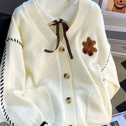 HERE&NOW Women Printed Sweaters image 4