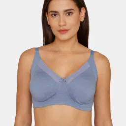 Zivame Blue Non-Padded Full Coverage Bra image 1