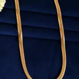 VOJ Gold Plated Thick Flat Snake Chain-image-42