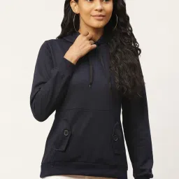 Belle Fille Navy Full Sleeves Sweatshirt image 1