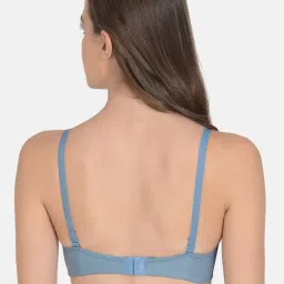 mod & shy Blue Lightly Padded Balconette Bra image 2