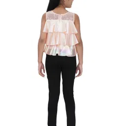 Tiny Girl Peach Embellished Top image 2