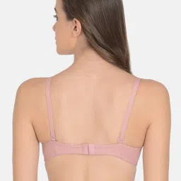 mod & shy Pink Lightly Padded Balconette Bra image 2