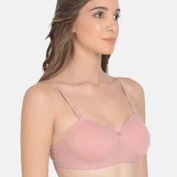 mod & shy Pink Lightly Padded Balconette Bra image 4