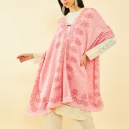 Soch Blush Pink Printed Shawl-picture-31