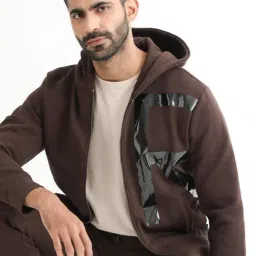 Rare Rabbit Maroon Regular Fit Graphic Sweatshirt image 5