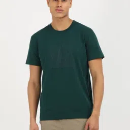 Calvin Klein Jeans Green Cotton Regular Fit T-Shirt-picture-13