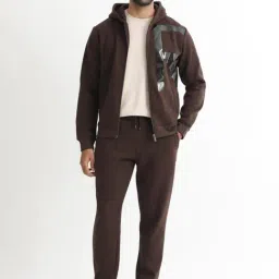 Rare Rabbit Maroon Regular Fit Graphic Sweatshirt image 4