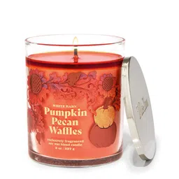 Bath & Body Works Pumpkin Pecan Waffles Single Wick Candle - 227 g-picture-11
