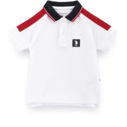 U.S. Polo Assn. Boys White Cotton Logo Polo T-Shirt-picture-29
