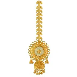 P.C. Chandra Jewellers 22k Yellow Gold Maang Tikka For Women-picture-40