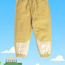 MINIKLUB Kids Beige Solid Pants-picture-47