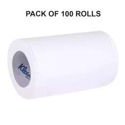 KLEENEX Bathroom Tissue Roll Paper White 2 Ply, 1272 (Pack of 100 Rolls) image 2