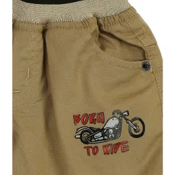 Mee Mee Kids Beige Printed Shorts image 3