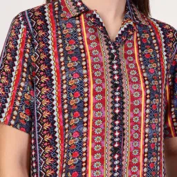 Style Quotient Multicolored Printed Casual Shirt image 5