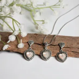 Touch925 Sterling Silver Stella Sparkle Pendant Set for women-picture-22