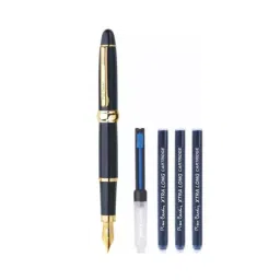 Pierre Cardin President Fountain Pen Glossy Black with Gold Trim, 8901765031624-NIB1 image 4