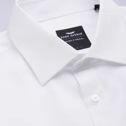 Park Avenue Self Design Slim Fit Textured Formal Shirt image 5