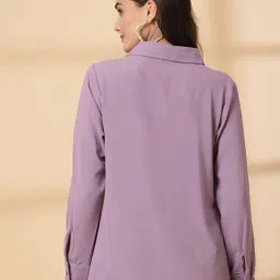 Melon By plusS Mauve Plain Shirt image 2