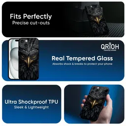 QRIOH Quirky Printed iPhone 12 Pro Back Case Mobile Accessories image 4