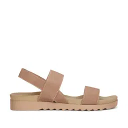 Bata Women's Pink Sling Back Wedges-image-74