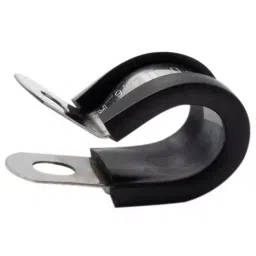 RS PRO 27 mm Black Stainless Steel 304 P Clip, 2538559 (Bag of 20)-image-85