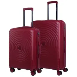 Nasher Miles Goa Hard-sided Polypropylene Luggage Set of 2 Maroon Trolley Bags (65 & 75 Cm)-image-6
