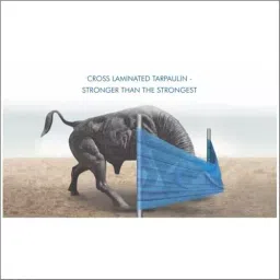 DDRS TECHPAULIN Virgin Cross Laminated(MLCL) Plastic Tarpaulin ‎(Tripal) Blue 150 GSM & 6.40 x 4.57 m (‎21 x 15 ft) Size, DDRSMLCL150-21X15 image 5