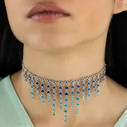 Shaya 92.5 Sterling Silver Owning my Weird Humour Necklace for Women-picture-21