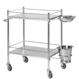 JAIN SURGICAL Dressing Trolley Stainless Steel 4 Wheel, JSH-126-image-89